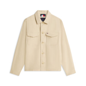 Cotton Nylon Shirt Jacket